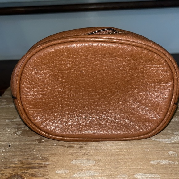 - Michael by Michael Kors Brown Leather Small Pouch with gold hardware ver… - Picture 3 of 15